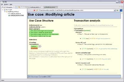 Use Case Transactions Detector - UCTD